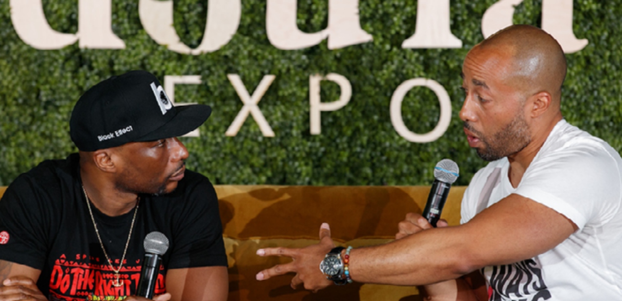 Charles Johnson on expert panel discussion at healthcare expo